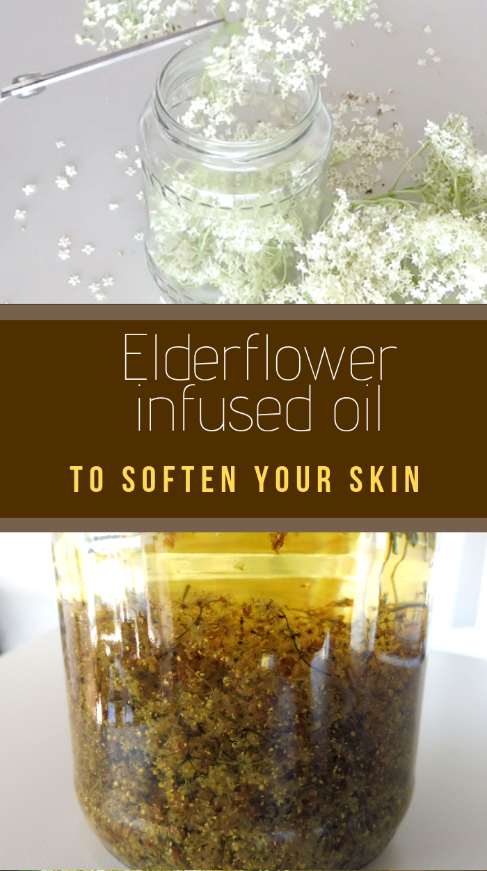 Powerful Elderflower infusion oil to soften your skin