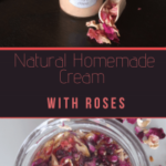rose cream made of rose infused oil