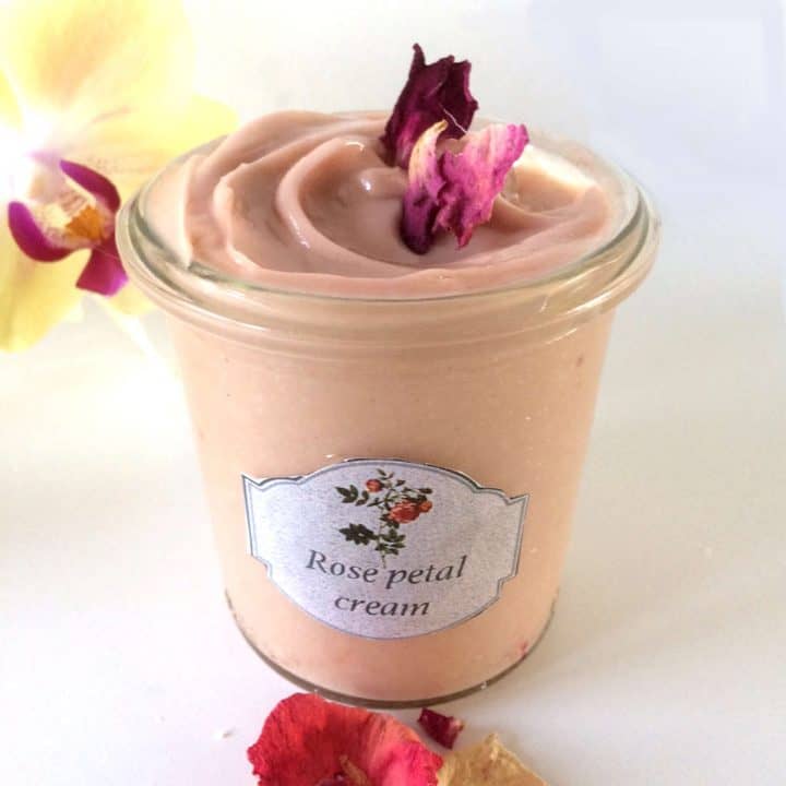 How to make rose cream for glowing skin