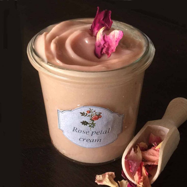 how to make rose cream