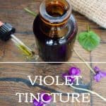 violet tincture benefits