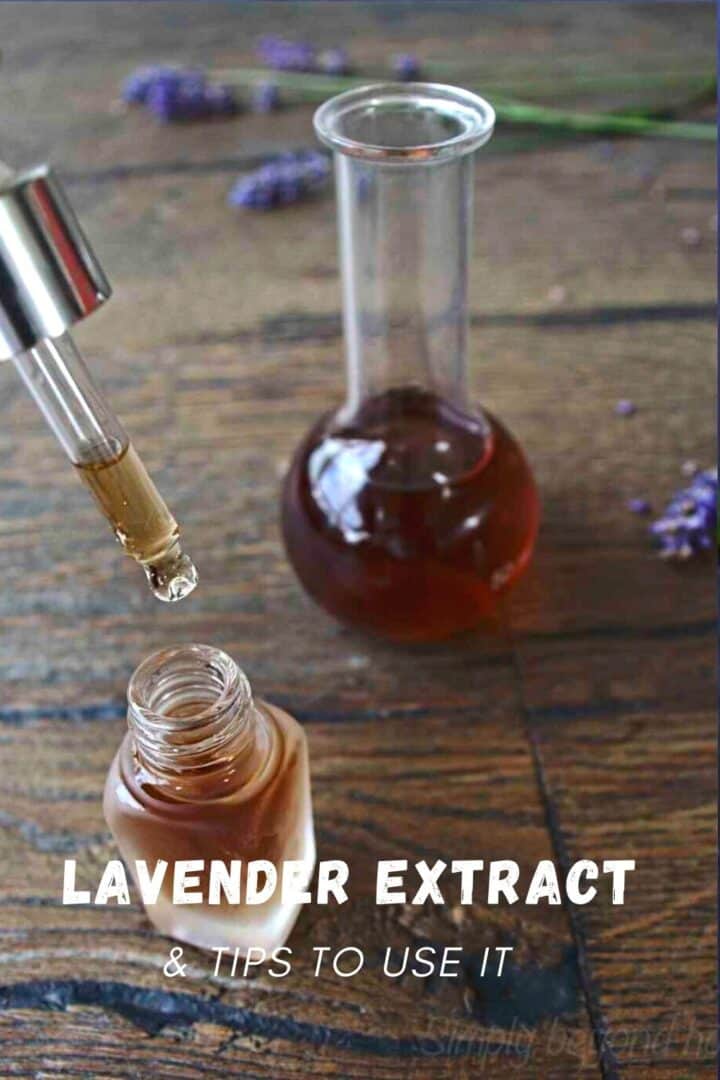 Make lavender extract for baking and other uses. SimplyBeyondHerbs