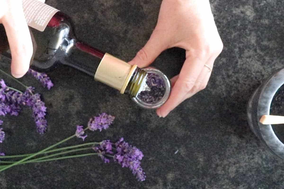 Lavender vinegar and 9 ways to use it SimplyBeyondHerbs