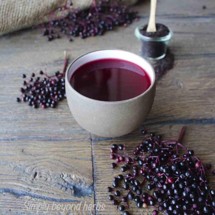 How to make elderberry tea - 4 ways-image