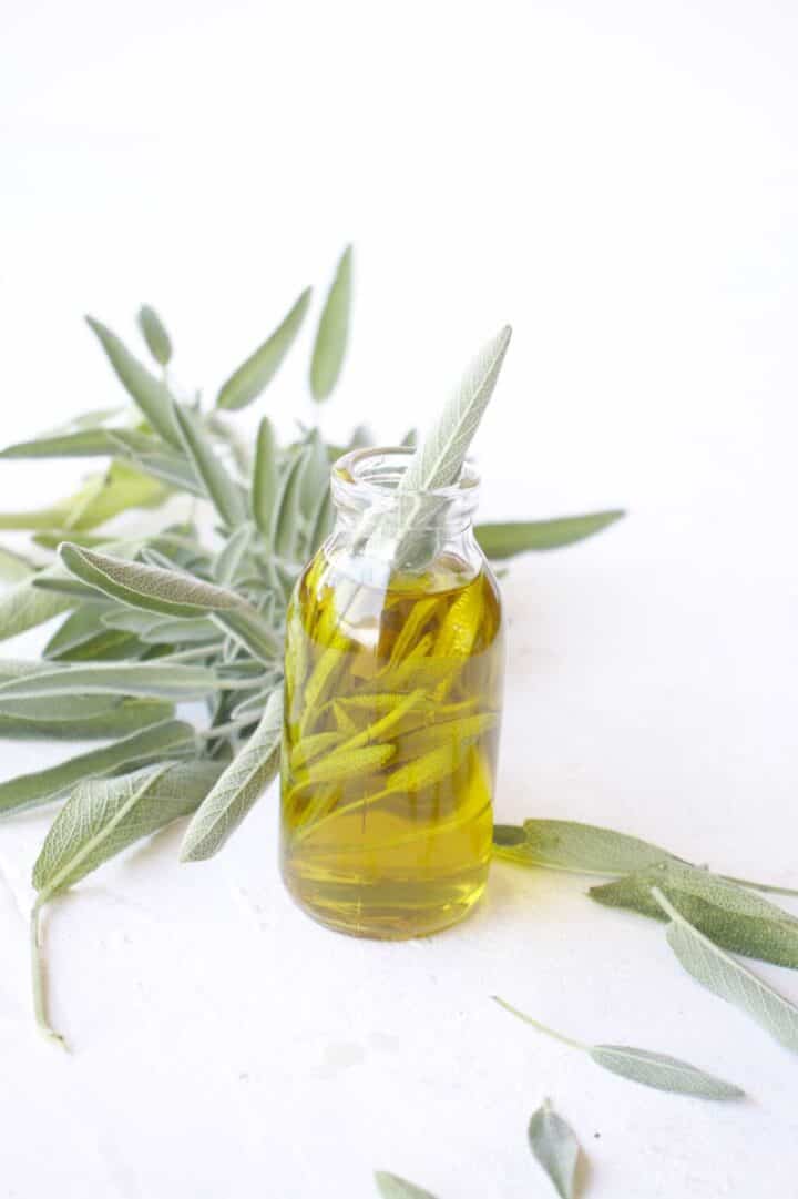 How to make sage oil SimplyBeyondHerbs