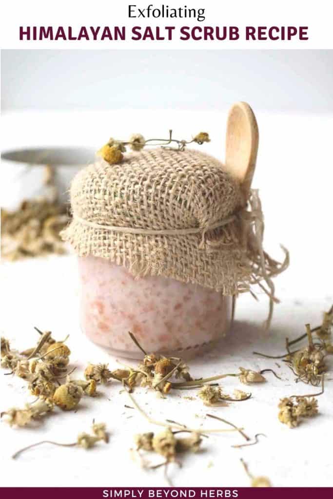 Himalayan salt scrub recipe