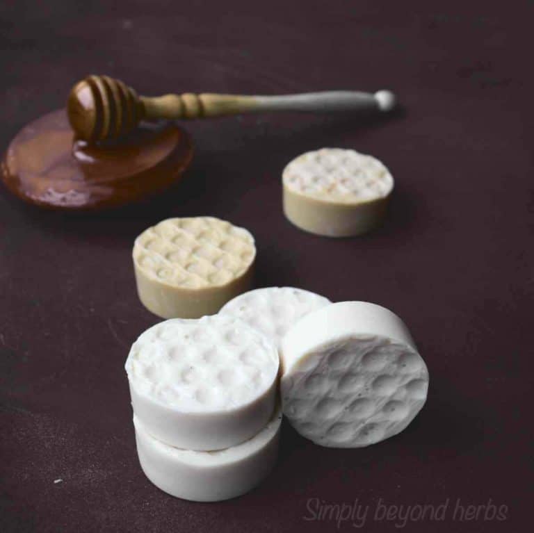 How to make goat milk soap (melt and pour soap recipe) - SimplyBeyondHerbs