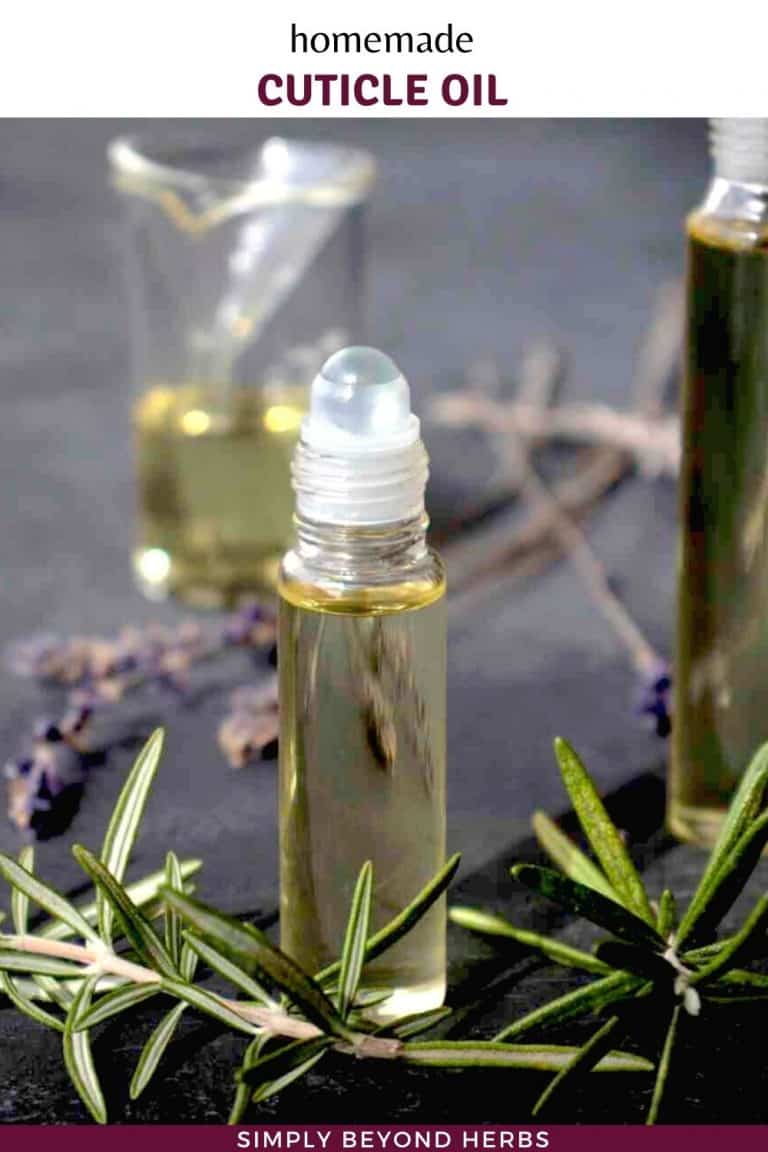 Simple DIY cuticle oil recipe to Strengthen Nails and Cuticles