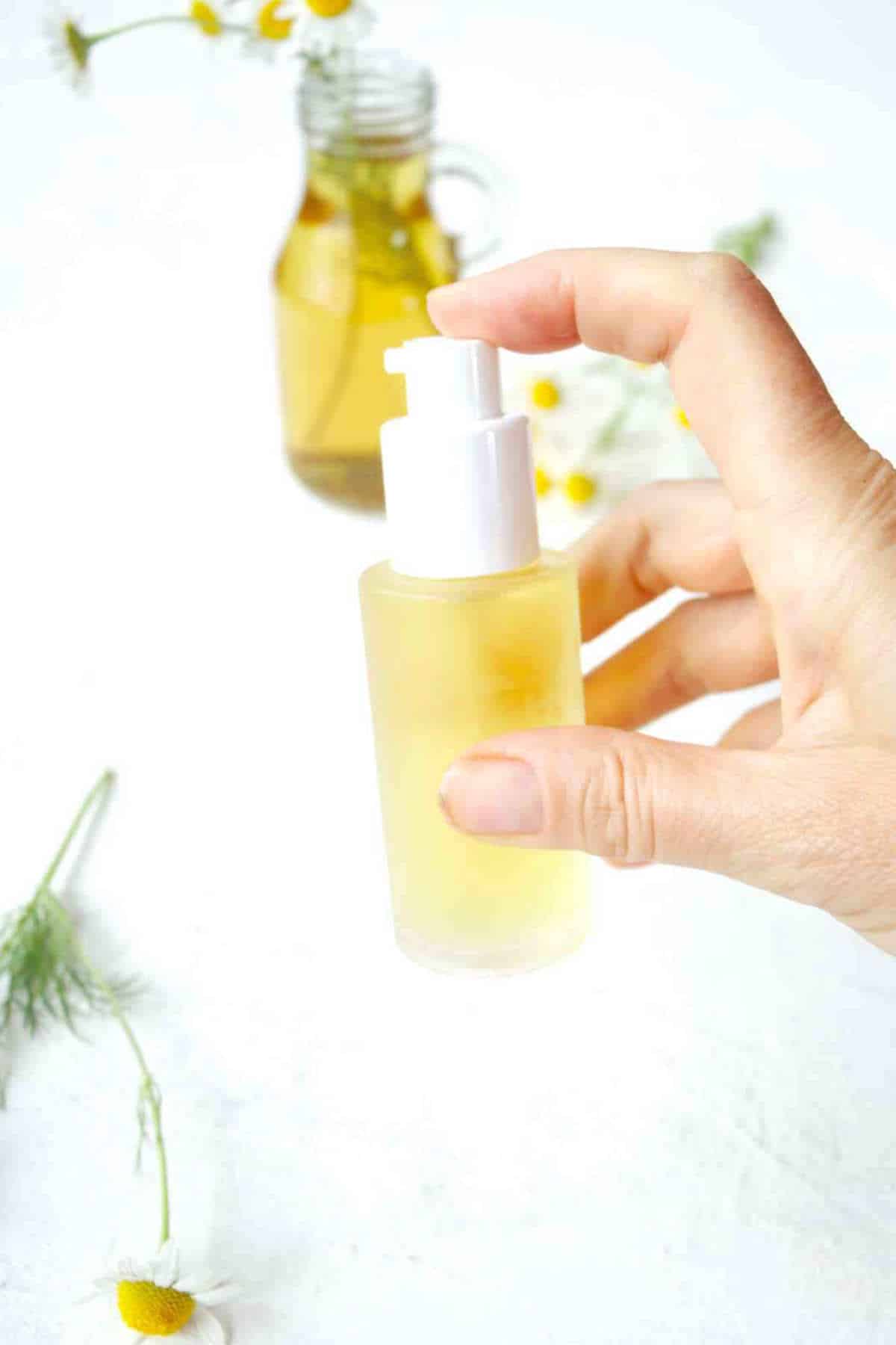 chamomile tea rinse