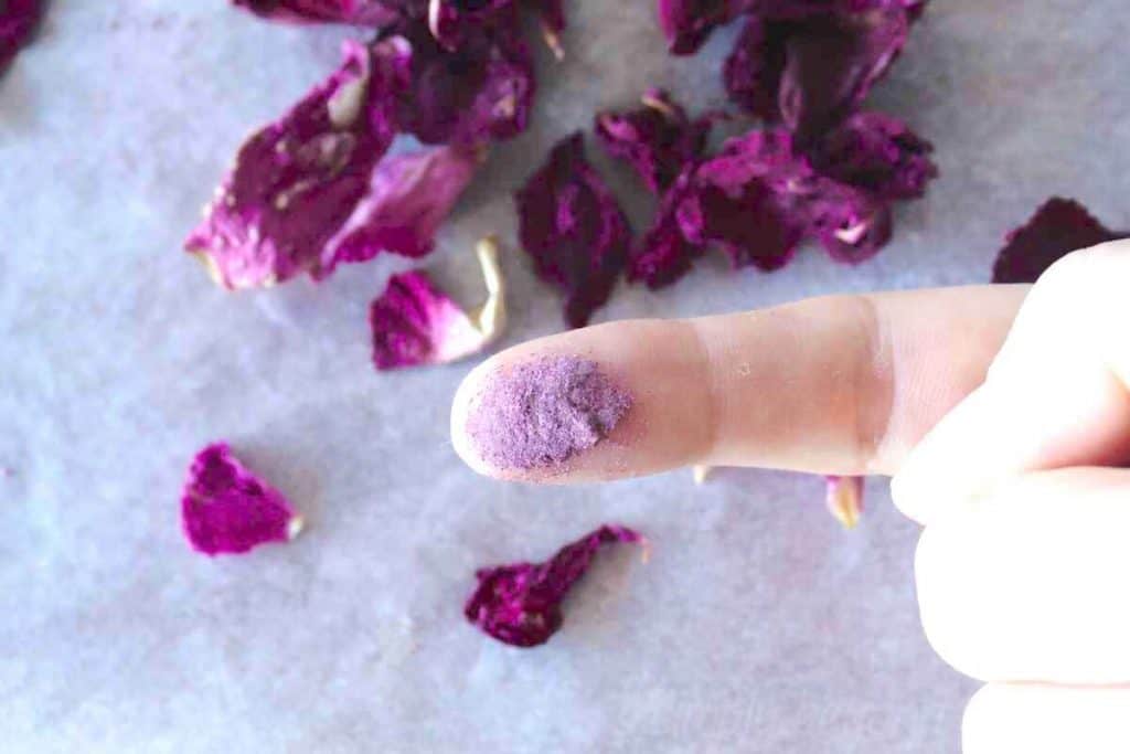 Make rose petal powder recipe for glowing skin SimplyBeyondHerbs