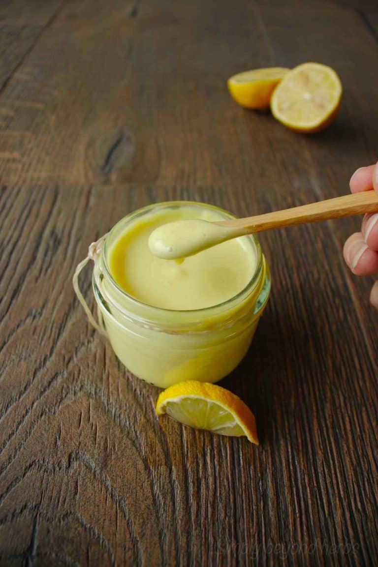 Easy vegan Lemon curd SimplyBeyondHerbs
