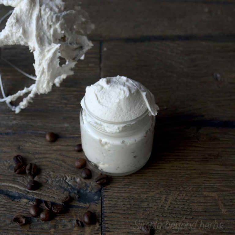 Diy shaving cream (Homemade shaving cream recipe that lathers) SimplyBeyondHerbs
