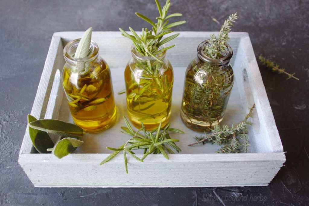 How to make herb infused olive oils SimplyBeyondHerbs