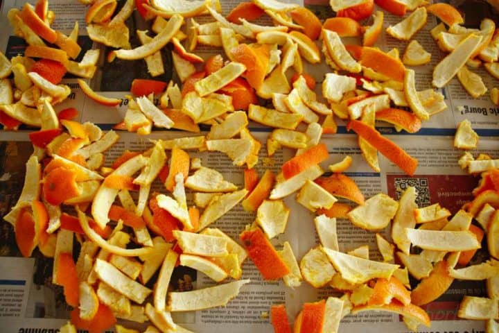 Orange peel tea made of fresh or dried peel - SimplyBeyondHerbs