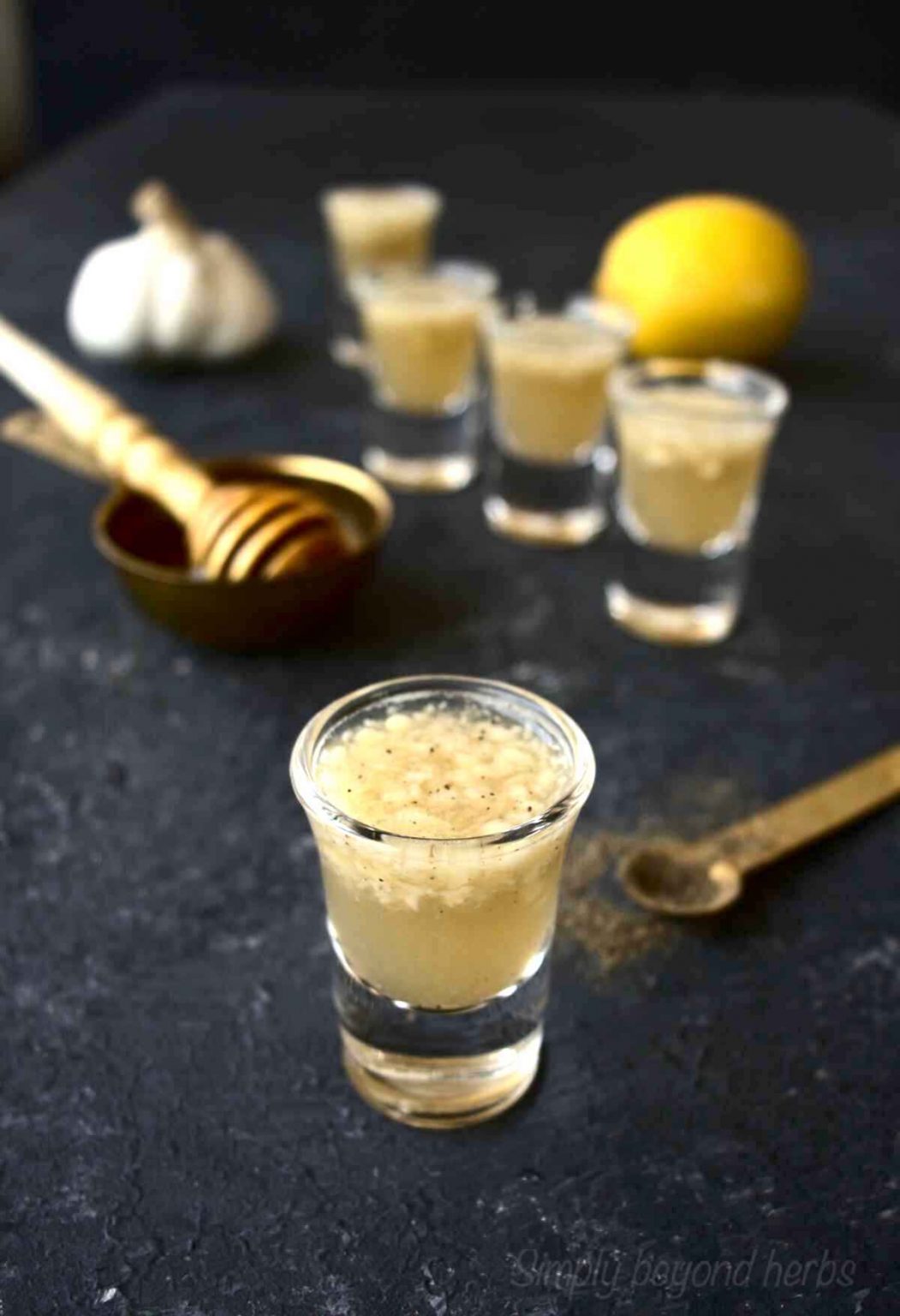 Garlic Shots Immune Boosting Wellness Shots. SimplyBeyondHerbs