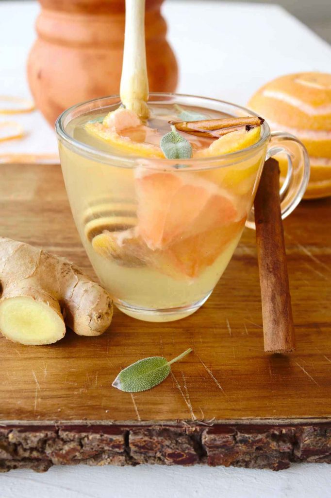 Honey Grapefruit Tea Recipe A Refreshing Hot or Cold Drink SimplyBeyondHerbs