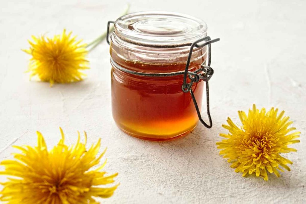Vegan dandelion honey, aka Dandelion syrup SimplyBeyondHerbs