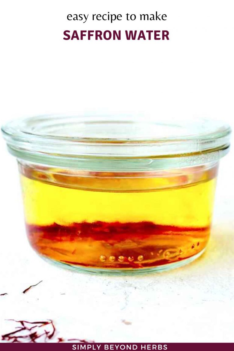 How to make Saffron water SimplyBeyondHerbs
