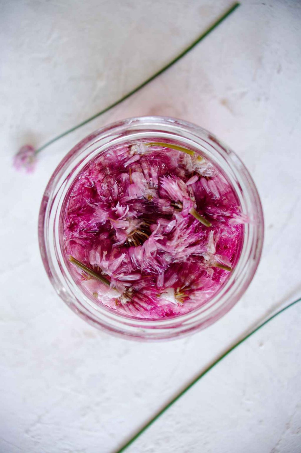 Make Chive Blossom Vinegar infusion. SimplyBeyondHerbs