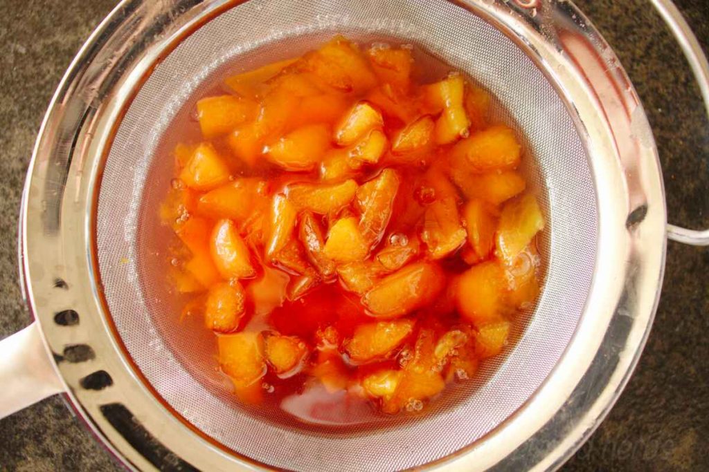 Easy Peach Syrup Recipe Peach simple syrup SimplyBeyondHerbs