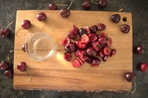 Easy Cherry vinegar recipe with probiotics - SimplyBeyondHerbs