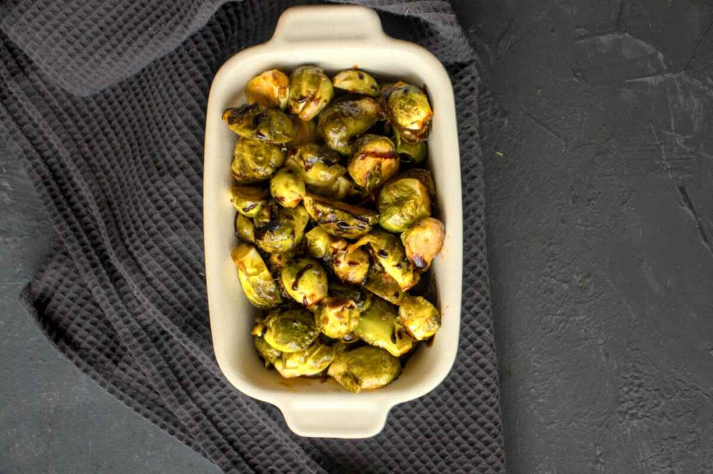 Roasted Marinated Brussels Sprouts SimplyBeyondHerbs