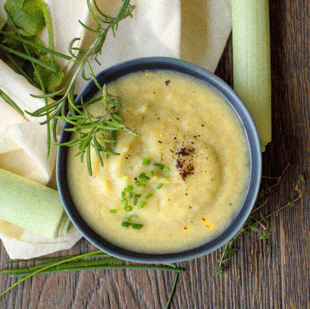 Creamy and Tasty Leek Soup without Potatoes SimplyBeyondHerbs