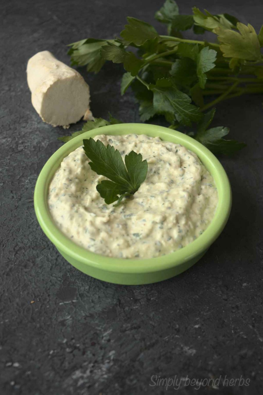 Spicy Horseradish Aioli with Roasted Garlic SimplyBeyondHerbs