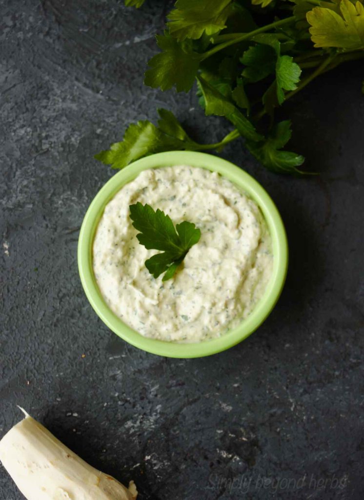 Spicy Horseradish Aioli with Roasted Garlic SimplyBeyondHerbs