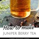 How to make Juniper Berry Tea