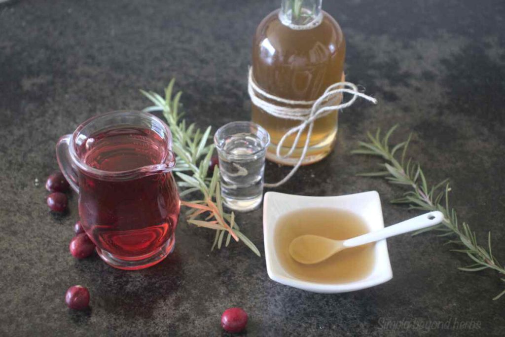 Ingredients to make A Perfect holiday cocktail